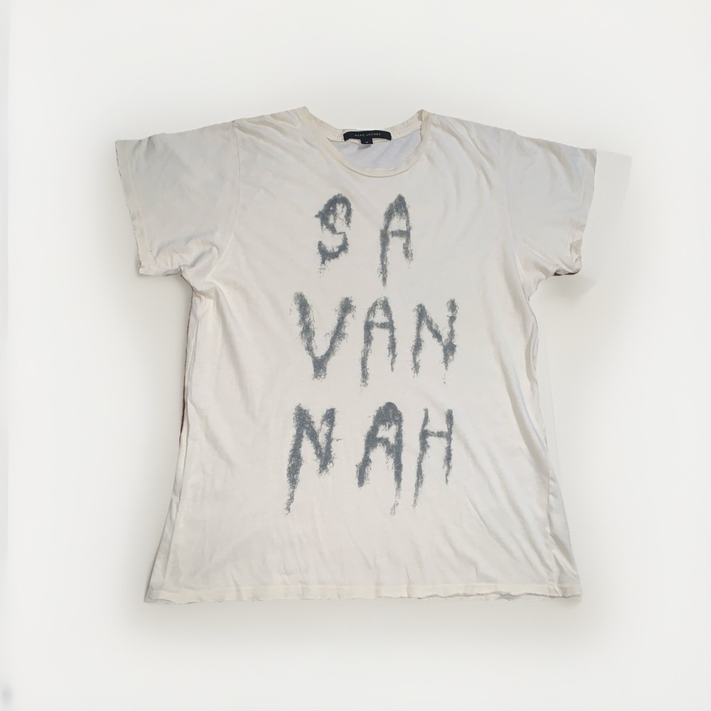 VTG Y2K Marc Jacobs Savannah Skatepark T-Shirt M‎ Charity Distressed Grunge Punk
